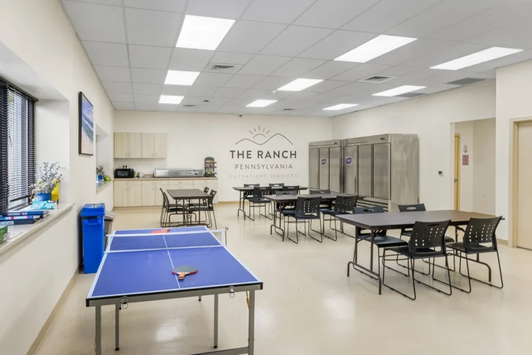 The Ranch Pennsylvania Outpatient Residence in Lancaster, PA – well-appointed activity room